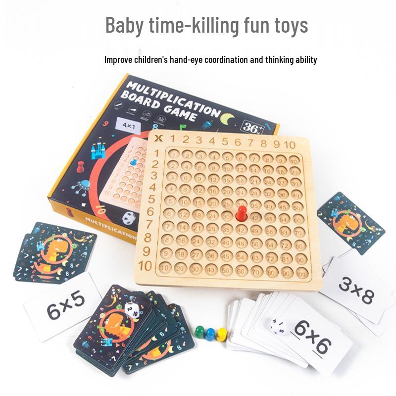 99 Multiplication Puzzle Board: Best-Selling Early Childhood Education Tool for Kids and Primary School Students