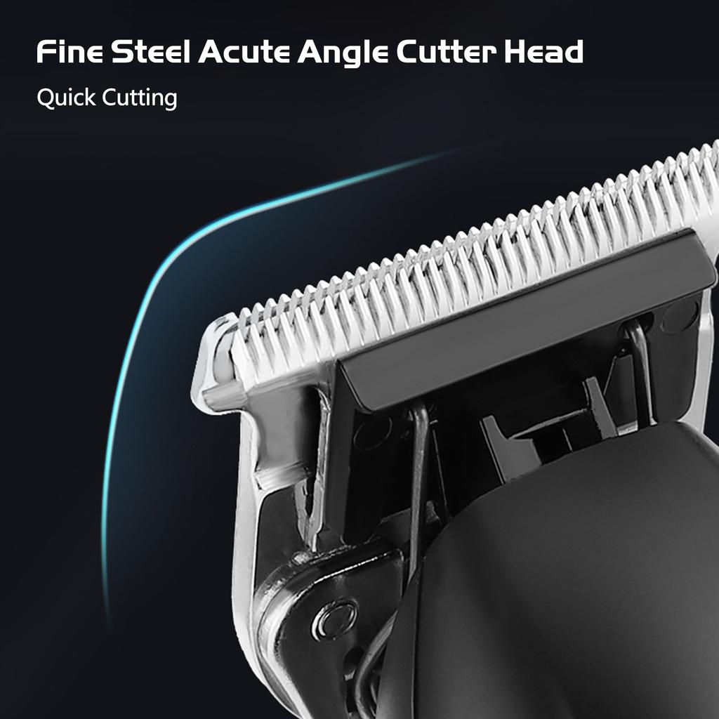 Professional Electric Hair Clipper Set Intelligent Display Speed Adjustable Strong Motor Low Noise