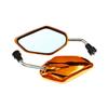Motorcycle Mirrors, Universal M8 Motorcycle Rear View Side Mirrors With Adjustable Viewing Angle, Handlebar Mounting, Fits For Bike, Scooter, ATV, UTV