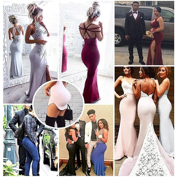 S-3XL Plus Size Women's Padded Butt Lifter Shaper Boxer Briefs Seamless Push Up Fine Mesh Upturned Buttock Panties