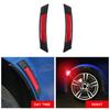 Anti-collision  Protection Strip Car Reflective Sticker Edge Guard Wheel Eyebrow Carbon Fiber