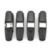 4 Pcs Car Sun Visor Glasses Holders Universal Sunglasses Holder Double Ends Clip and 180 Degree