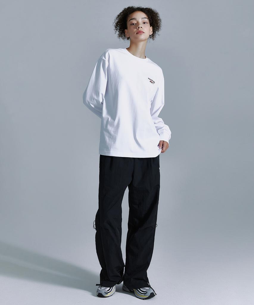 Reebok Широкие брюки Rival Ripstop - Черный