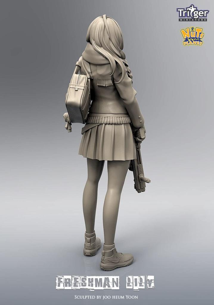 Nuts Planet Freshman Lily Fearless Freshman Resin Kit T12002 Molding Color 1/16 (120мм)