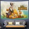DDOFUS GAME Cartoon Tapestry Bohemian Wall Tapestries Mandala Wall Hanging Sheets