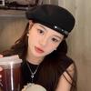 Beret Autumn and Winter Hat Women's New Design Sense Niche Versatile Painter Hat Summer Trendy High Sense