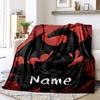 Dragon Customize Your Name Blanket Used For Chair Office Sofa Bed Camping Soft And Warm Giving Friends And Relatives Birthday Graduation Gift