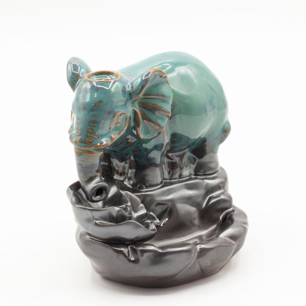 Backflow Incense Burner – Elephant at Pool