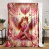 Romantic Angel Couple Blanket bedroom Blanket for Livingroom Couch lunch break Soft throw for Friend's festival Gift