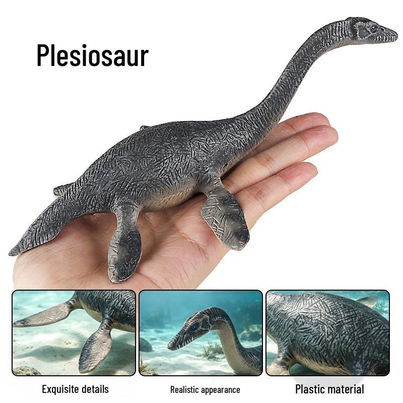 Jurassic Dinosaur Simulation Models - Plesiosaurus, T. Rex, Velociraptor Cognitive Toys