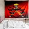 Naruto Print Tapestry, Backdrop, Easy Setup, Ideal for Bedroom, Office & Living Room, with Aesthetic Wall Hanging Decor.