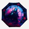 Dark Fantasy Reaper: Gothic Artwork StickerUmbrella, Portable 3-Fold Umbrella for Men & Women,Christmas Gift ES330