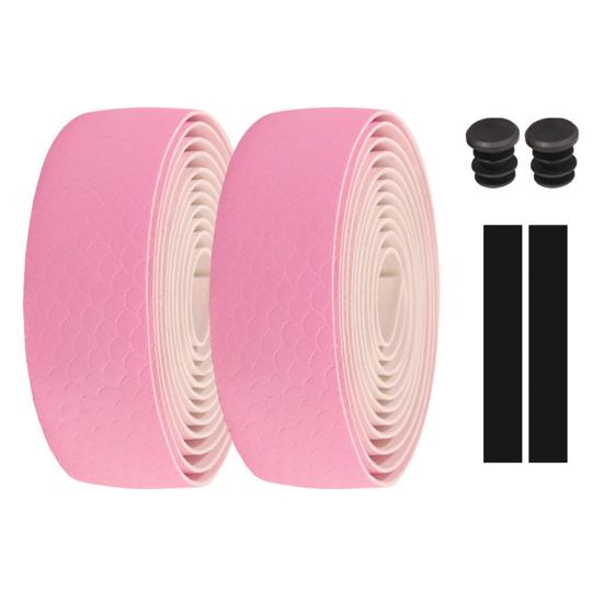 2 Rolls Bicycle Soft Memory EVA Handlebar Grips Anti-Slip Texture Shock Absorption Memory Foam