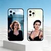M-Чехол для телефона Monica Bellucci для iPhone 17,16,15,14,13,12,11 Plus,Pro Max,SE4Мягкий силиконовый черный чехол