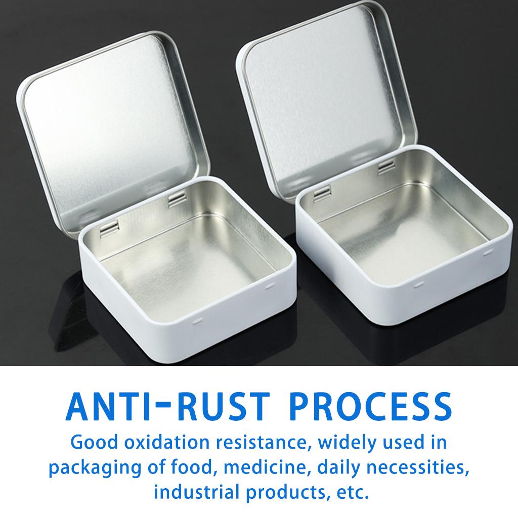 Милые крошечные футляры для хранения, герметичный дизайн, мини-металлическая банка, практичные коробки, контейнеры для ювелирных изделий, конфет, головных уборов, презервативов, всякой всячины