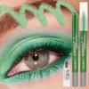 Shimmer Eye Shadow Pencil Green Shimmer Eyeliner & Highlighter Single Color Eyeshadow Pencil Perfect for Eye Makeup
