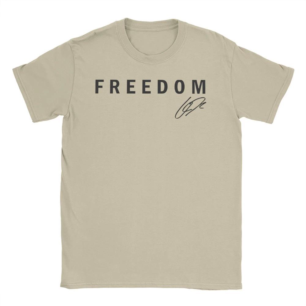 Freedom Charlie Kirk Signature Printed TShirts Men Women RIP Novelty Cotton Tees O Neck Short Sleeve Male T Shirt 3XL Clothes