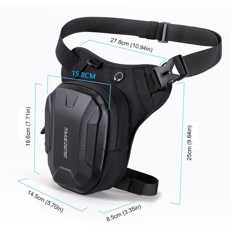 Motorcycle Drop Leg Bag Waterproof Outdoor Fanny Pack Large Capacity Motorcycle Leg Side Bag for Outdoor Sports Ride