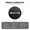 ZLLB1 2pcs Car Water Cup Pad Holders Non-slip PUFor Mercedes Benz AMG W203 W204 W206 W220 W205 W211 W212 W201 W168 E300L GLC V8 GT SLK