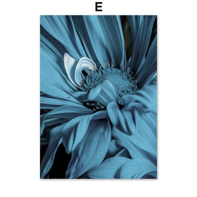 Настенные картины, декор комнаты, синяя цитата, настенное искусство, скандинавское украшение дома, современные картины для гостиной, без рамки