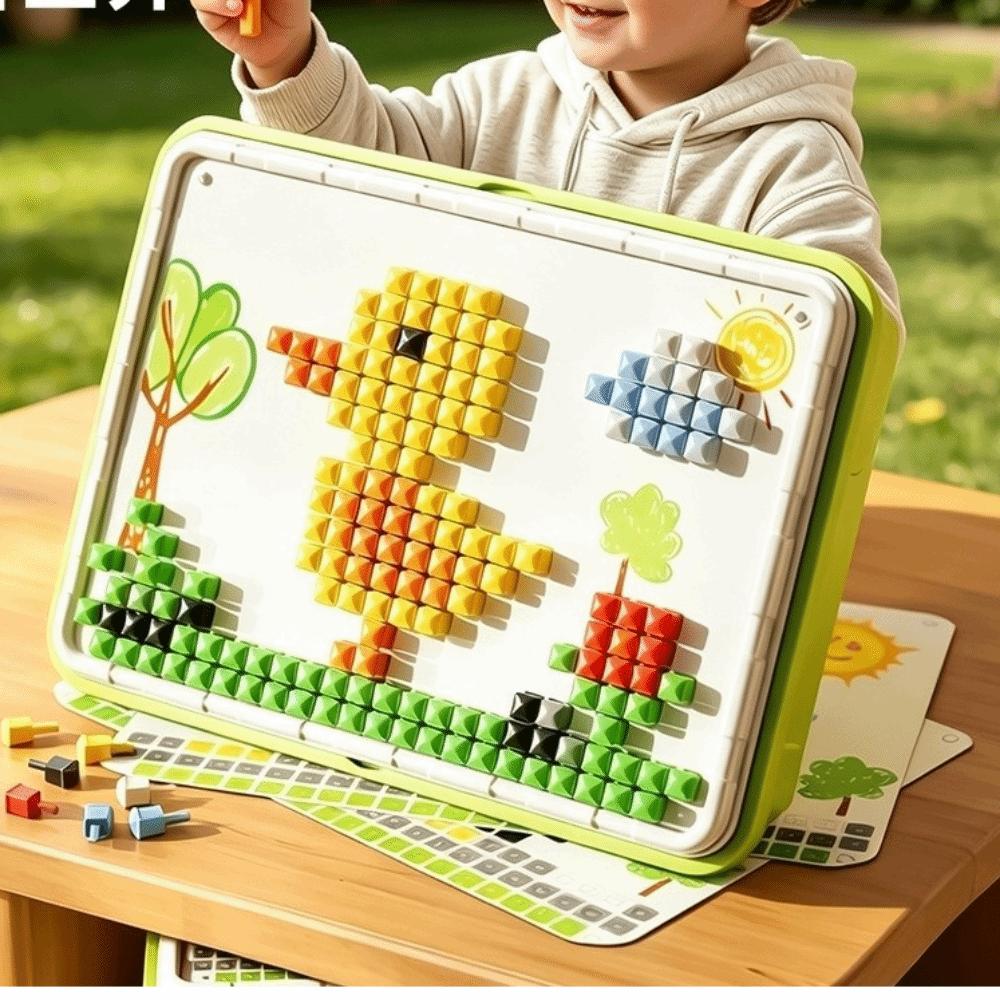 Concentration Training Peg Puzzle Board Game Mushroom Nail Puzzle Board Game Birthday Gifts