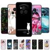 Чехол-бампер для Honor Magic6 Pro, силиконовый, мягкий, с рисунком под мрамор, черный, полный комплект защиты