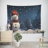 Рождество Новый год Рождественская елка Снеговик Узор Гобелен Гостиная Диван Домашний декор Гобелен