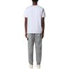 STONE ISLAND Ss25 Однотонная трикотажная футболка с логотипом, удобная, облегающая, с круглым вырезом, из стиранного хлопка, однотонная, с коротким рукавом, мужская футболка K1S1521000-39S0013-V0088