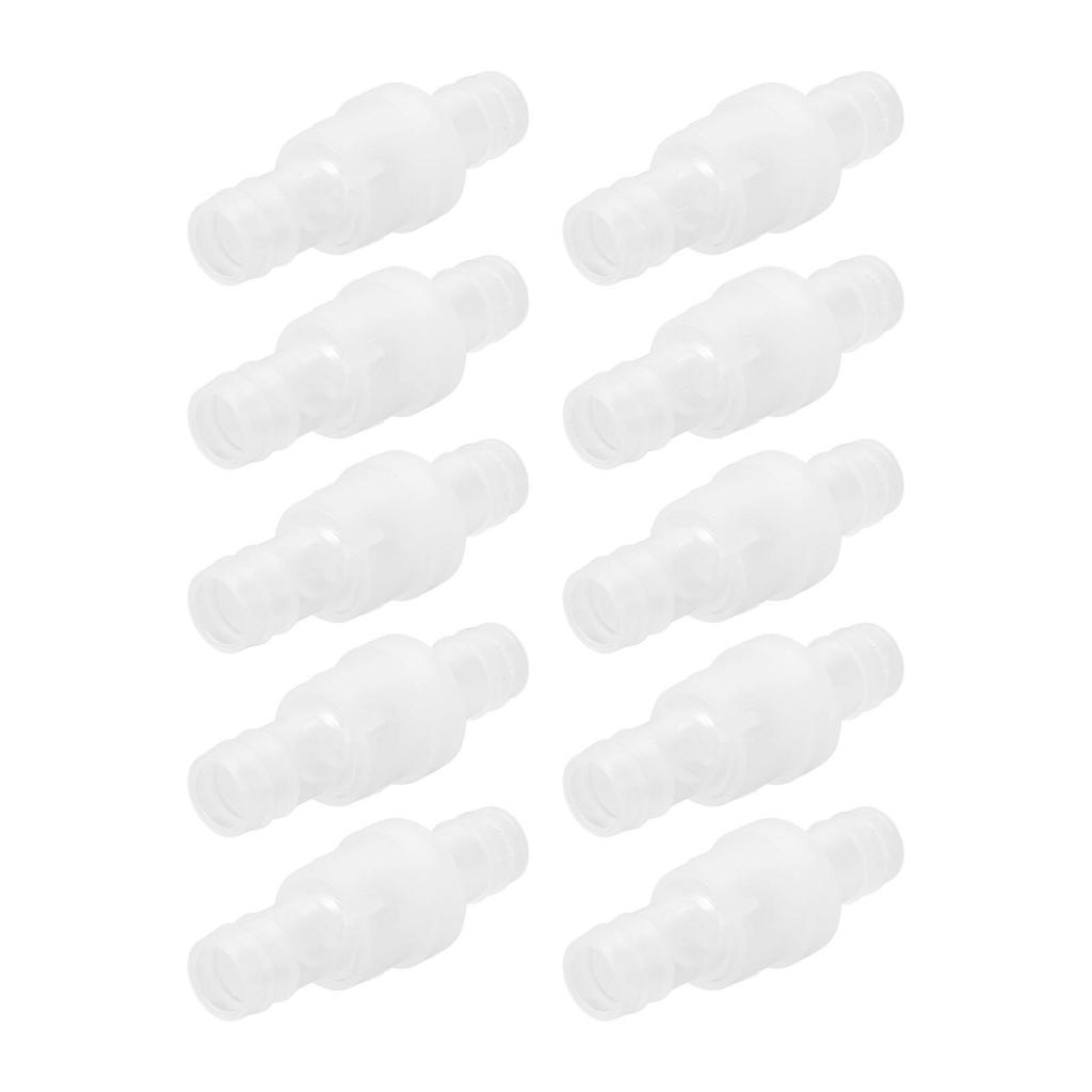 10 шт. Односторонний обратный клапан Полупрозрачный Водозапорный Шланговый Обратный клапан с Пружиной для Химической Промышленности