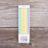 Colorful Birthday Cake Candles Ins Romantic Creative Slender Pencil Rainbow Color 10-pack Party Candles