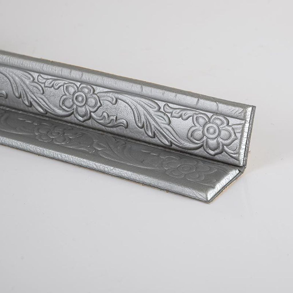 Self-adhesive Embossed Edge Strip Stickers Wall Sticker Corner Wallpaper Wall Waist Line