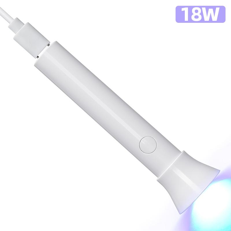 Mini UV Nail Lamp Dryer Machine Portable USB Rechargeable LED Nail Quick Drying Light Handheld Manicure Lamp For Gel Varnish