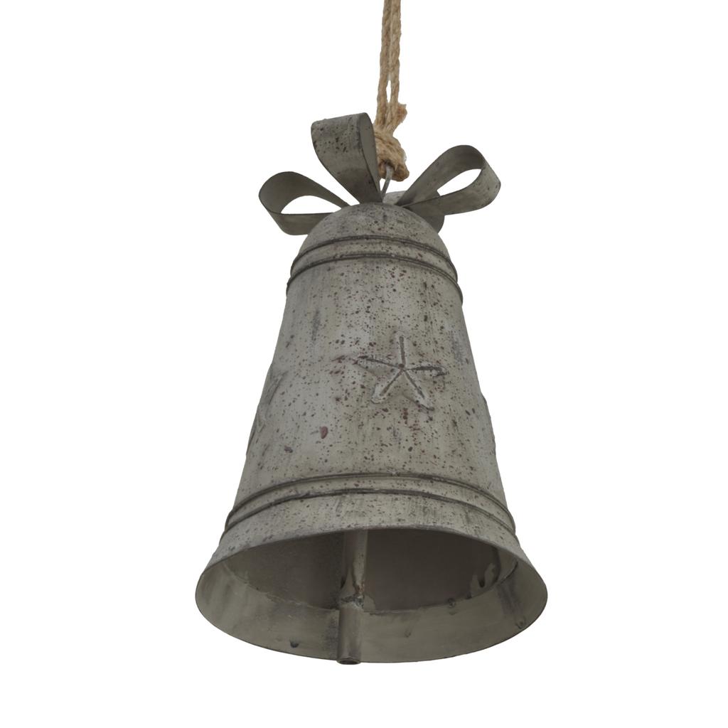 Hill Interiors Rustic Bell Christmas Hanging Decoration