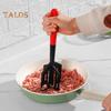 2-in-1 Meat Chopper Masher Heat-Resistant Mixing Spoon Meat Spatula Hamburger Chopper BPA-Free Kitchen Tool for Ground Beef Mashing