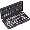52-piece Socket and Key Set - Chrome-vanadium