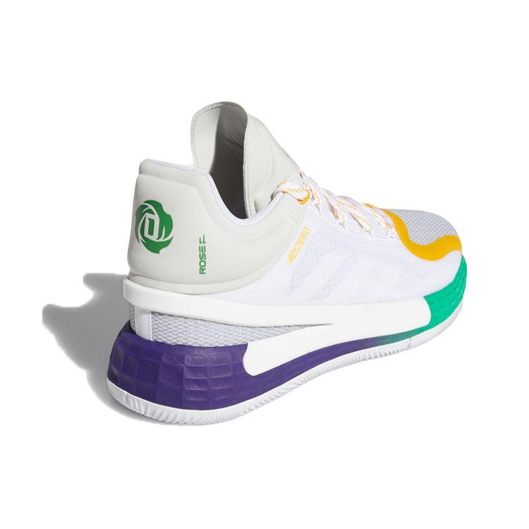 adidas D Rose 11 Career High Мужские кроссовки White Cloud-White Team-College-Purple FX7401