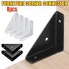 8pcs Heavy Duty Steel Right Triangular Angle Thicken Support Corner Stand  Furniture Hardware