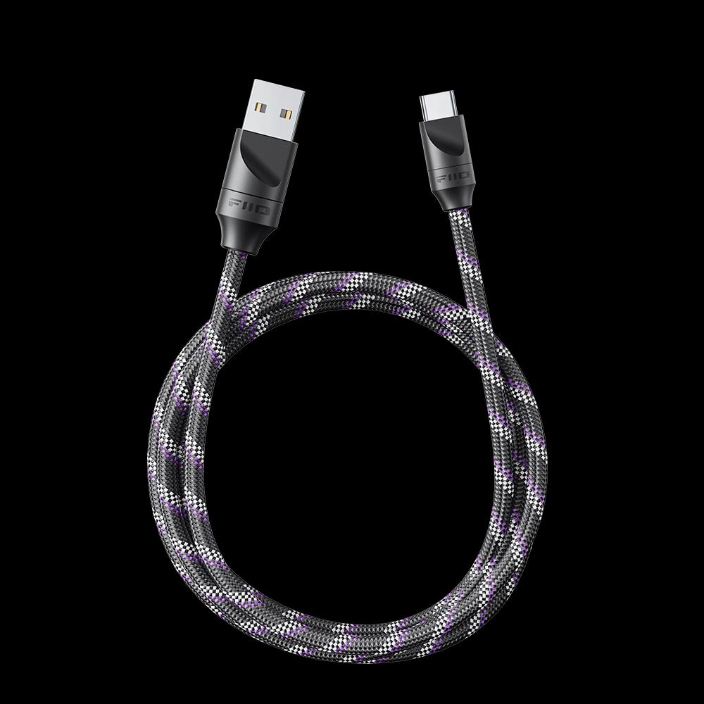 FiiO Trust Series Cable Type-C to Type-C/Lightning Cables, 3.5mm/RCA to RCA/Coaxial Audio 10cm To 150cm Woven Surface Cable