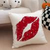 heart shape Cushion Cover Throw Pillow Cover Hidden Button Durable Polyester Chair Cushion