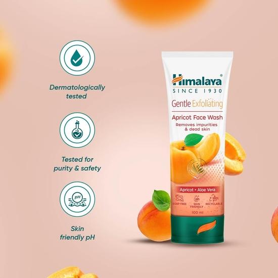 Himalaya Травяной гель для умывания лица с абрикосом, 100 мл