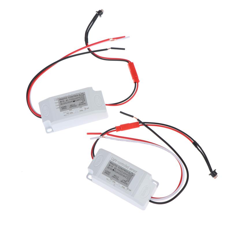 Dc12V 24V Ac100-260V Outdoor Light Control Photoelectric Sensor Switch Rainproof Lightningprotection Intelligent Light Sensor