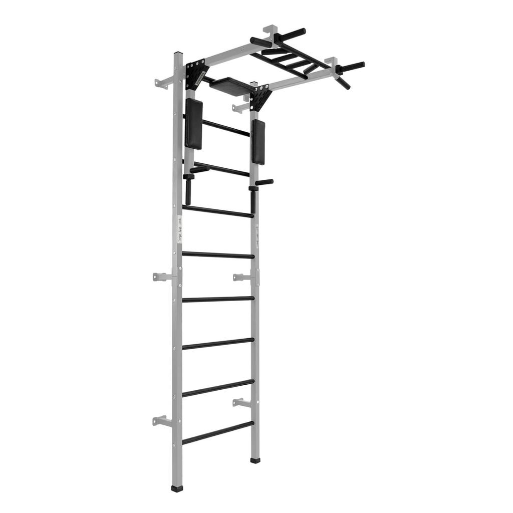 Профессиональная гимнастическая лестница - серебристая