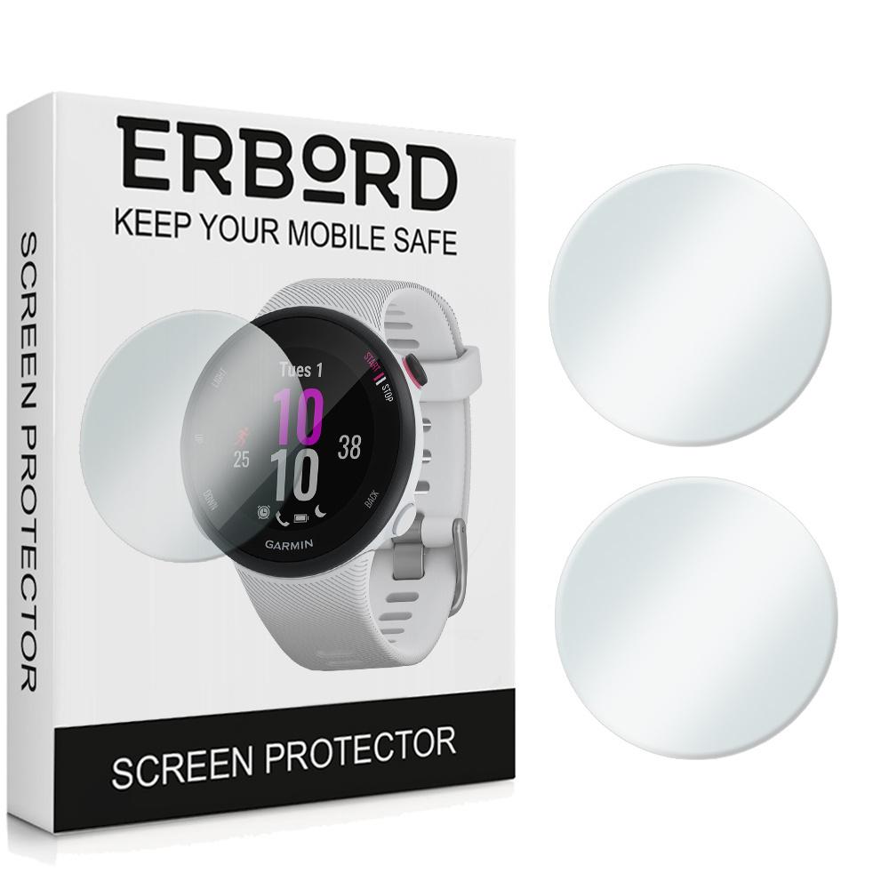 2x ERBORD Tempered Glass for Garmin Forerunner 45S, Glass
