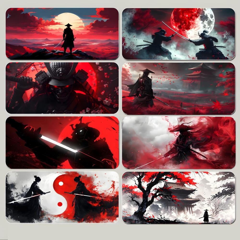 Character Brave Ssamurai Warrior Mouse Pad Large Gaming Mousepad With Thick Stitched Edge Nonslip Desk Mat