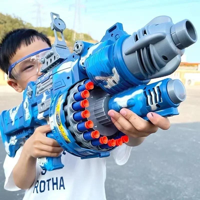 Игрушки Крутые Нерфы Пистолет Детский Электрический Непрерывный Запуск Электрическая Игрушка Bb Пистолет Военное Огнестрельное Оружие Серия Мягкие Пули Пистолет Снайпер