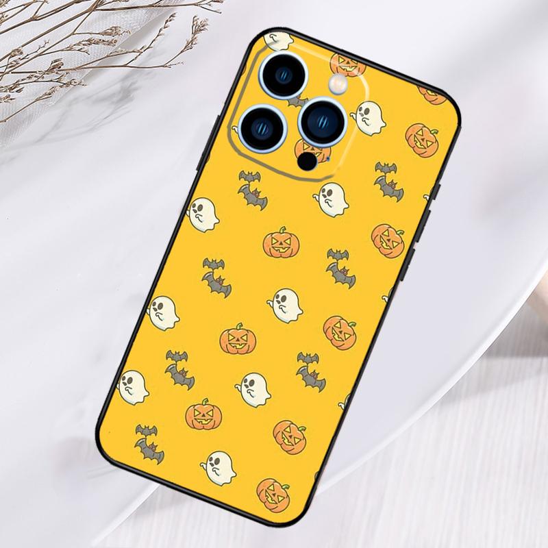 Cute Halloween Ghost Phone Case For iPhone 17 Pro Max 15 14 13 12 11 16 Pro Max Plus 12 13 Mini 16e 17 Air Cover