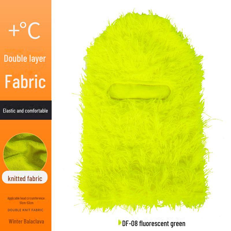 Ruidong Camouflage Woolen Ski Mask Balaclava - Warm Knitted Outdoor Sports Headgear