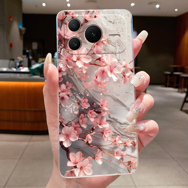 For Honor Power 2 Case Clear Cover Luxury Fashion Butterfly Flower Soft TPU Silicone Casing for Honor Power2 SER-AN00 Phone Case