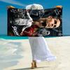 Cristiano Ronaldo Legends Face Off Beach Towel Beach Towel For Vacation Photos Portable For Travel Seaside Outdoor Pool Towel Absorbent Bath Towel