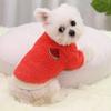 Fruit Pattern Dog Clothes for Small Medium Dogs Warm Plush Vest Yorkies Chihuahua Shih Tzu Pug Puppy Cat Coat Ropa Para